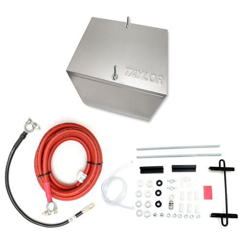 Battery Box alum NHRA w/2ga Cables