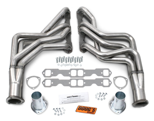 78-88 GM G Body SBC Long Tube Silver Ctd