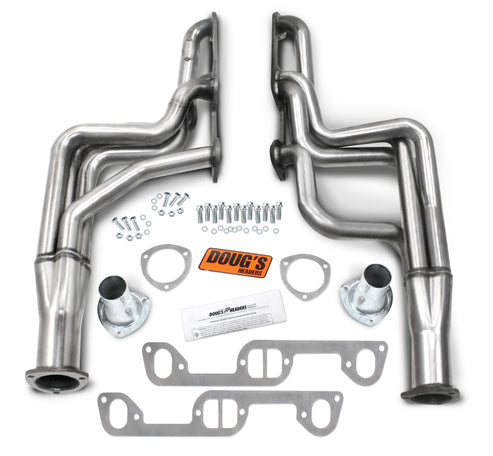 67-72 GTO 326-455 Long Tube Silver Ctd