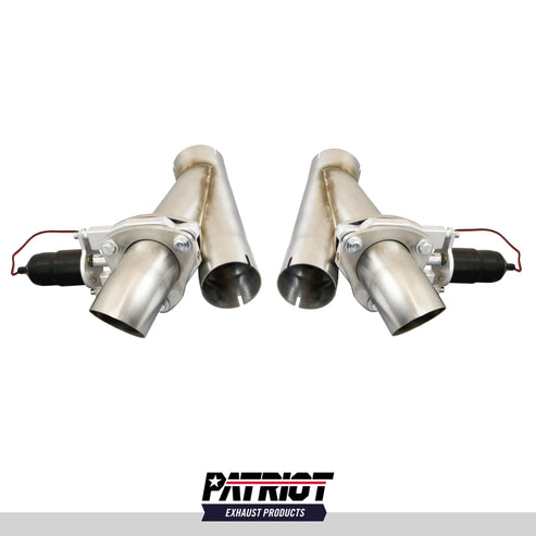 Patriot 2.5" Electric Cutout Dual System w/remote
